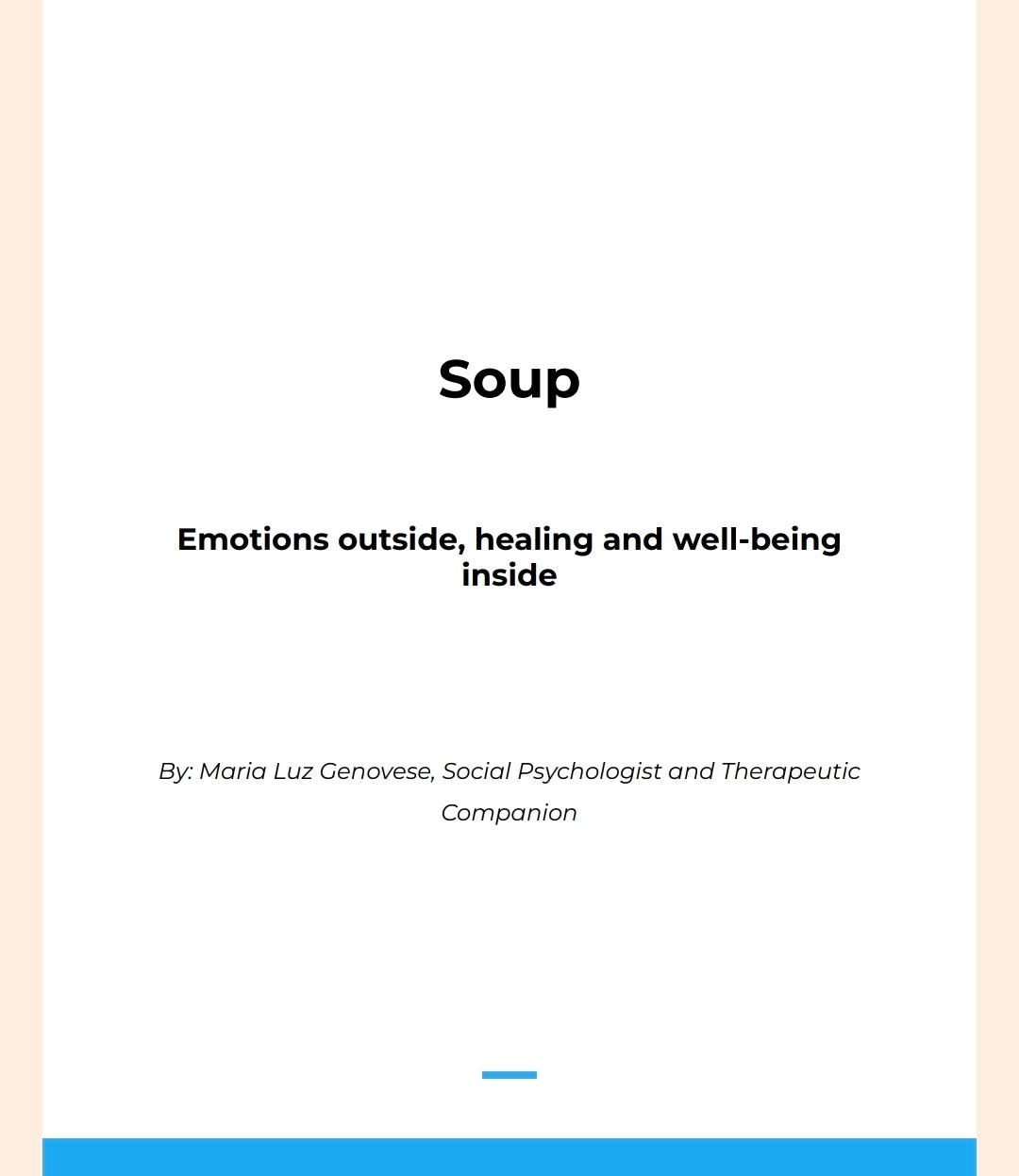 Ebook  Pdf Soup versión Inglés