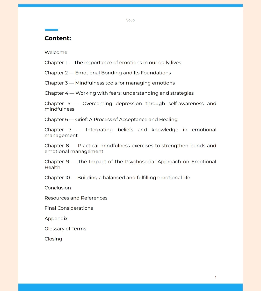 Ebook  Pdf Soup versión Inglés